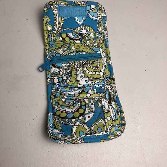 Vera Bradley Accessory Lot Crossbody Purse Trifold Wallet Cosmetic Bag & Pencils - Picture 4 of 16